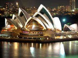 Australia - Sydney Opera House at night